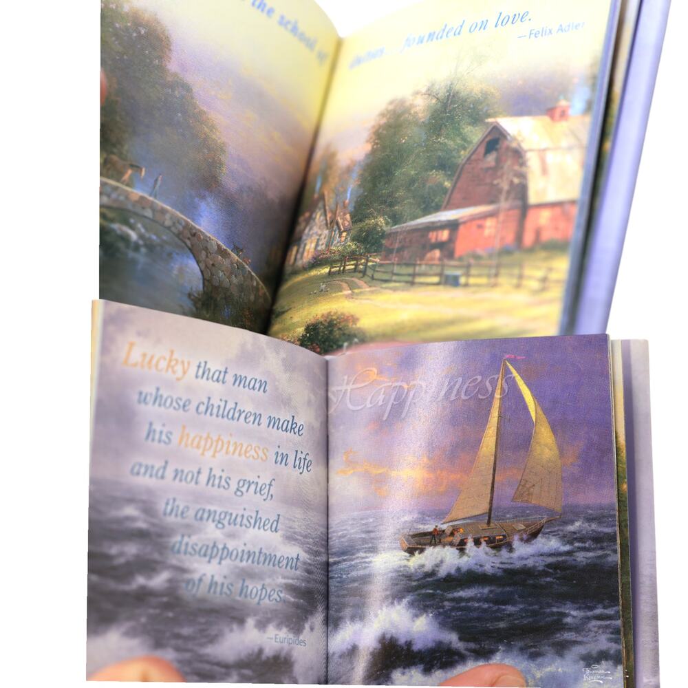 Thomas Kinkade The Joy of Fatherhood Hardcover Minibook - Picture 9 of 10